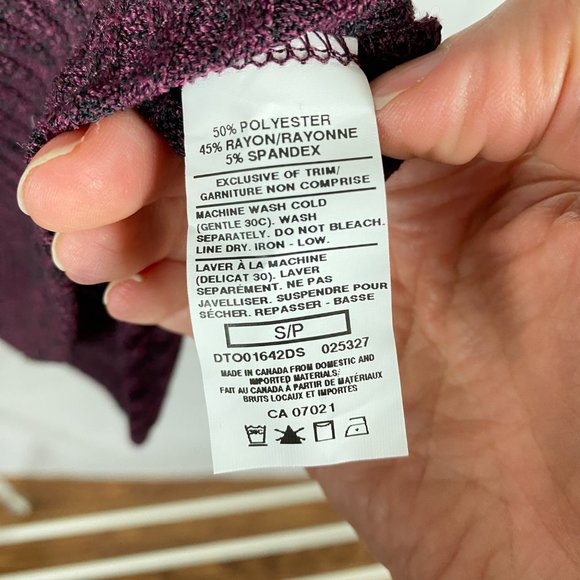 NWT Ripe Women's Cold Shoulder 3/4 Three Quarter Length Sleeve Knit Fabr… - Picture 3 of 7